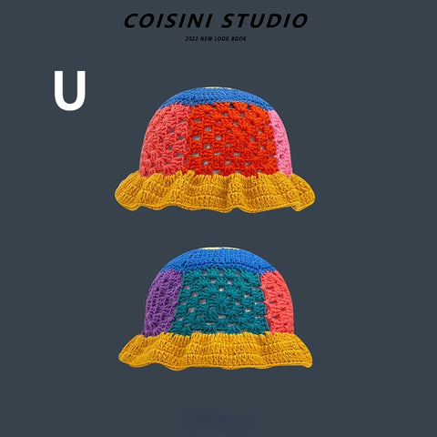 2023 Flower Crochet Bucket Hat