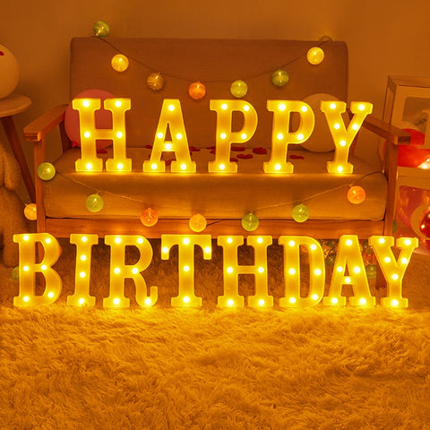 New Alphabet Letter LED Lights