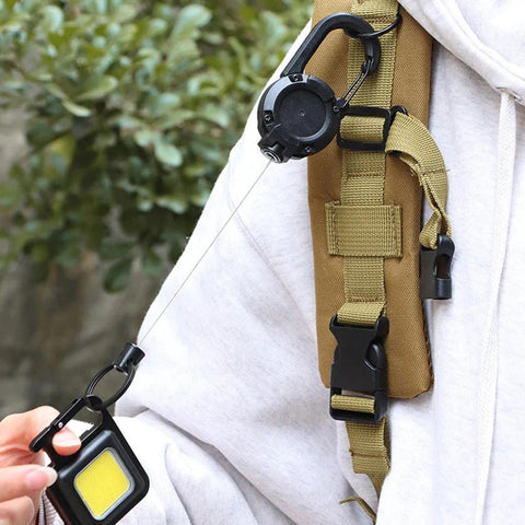 Outdoor Keychain Holds Multiple Tools