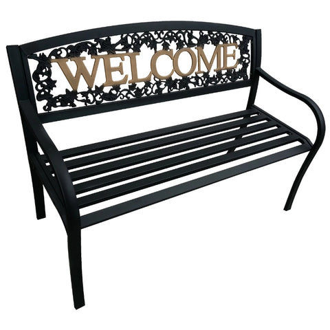Leigh Country Outdoor Raised Metal Bench