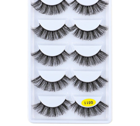 YSDO 3/5/10 Pairs Natural Half Eyelash