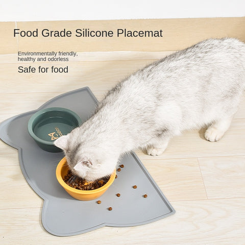 Cat Portable waterproof leakproof non-slip feeding mat