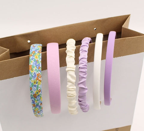 3/6/8PCS Set Fashion Women Cloth Hair Bands