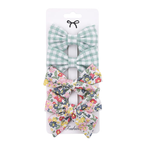 4Pcs/Set Baby Bows Hair Clips