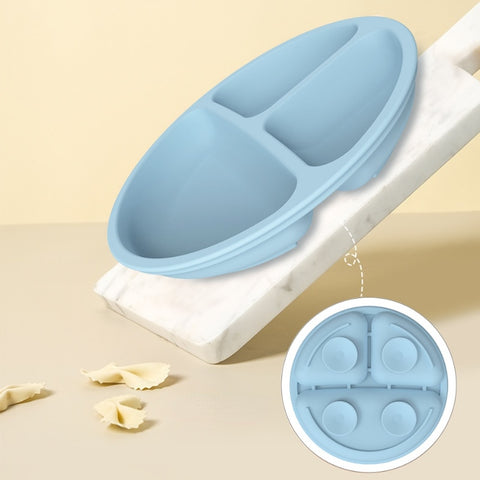 Baby Silicone Plate Spoon Set