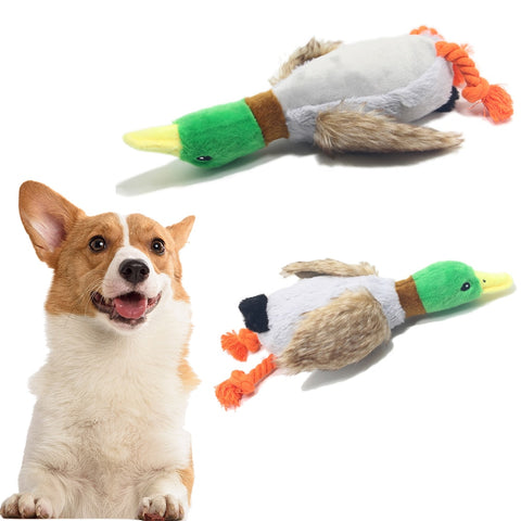 New Cute Plush Duck Sound Pet Toy