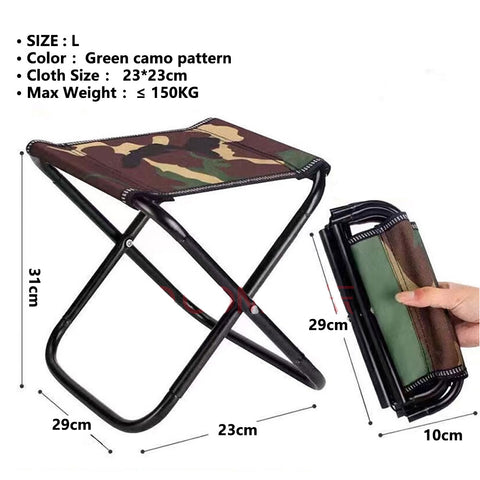Outdoor Aluminum Foldable Fishing Chair