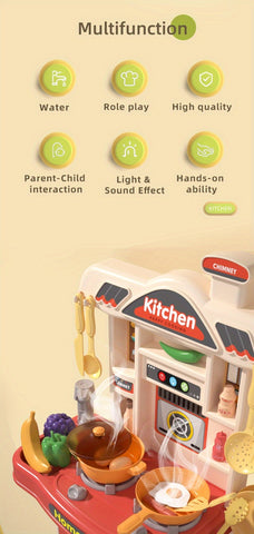 Realistic Pretend Play Cooking Toy for Kids, Chef Play set
