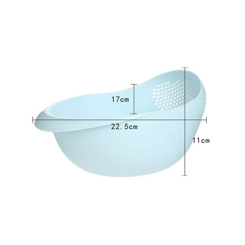 New Rice Sieve Plastic Colander Kitchen Drain Basket