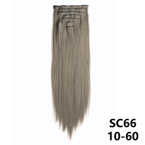 New Long Straight Natural 16 Clip