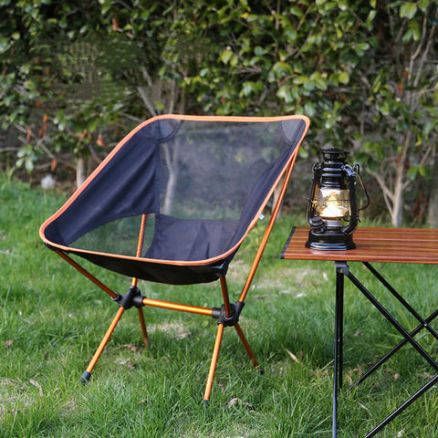Outdoor Moon Collapsible Foot Stool