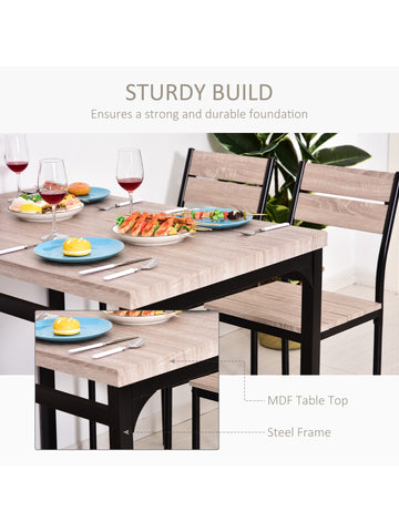 5-Piece Dining Table Furniture Set
