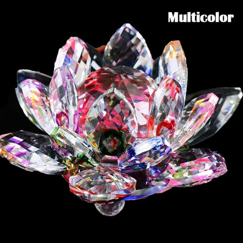 80Mm Quartz Crystals Lotus Flower
