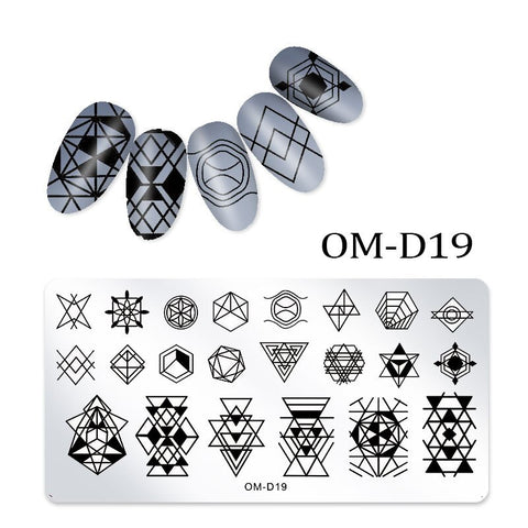 New Lace Flowers Nail Stamping Plates