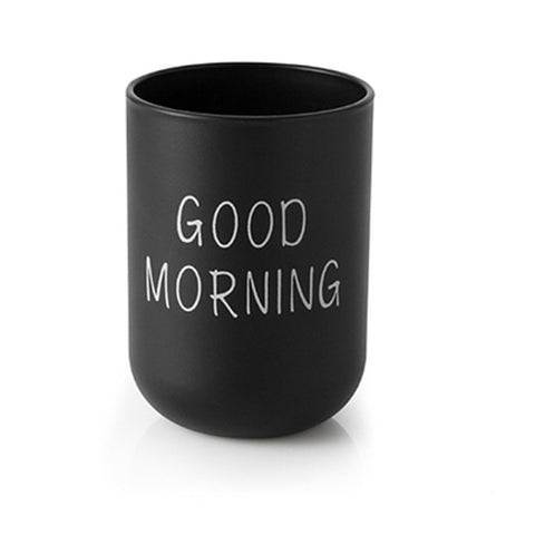 Good Morning Toothbrush Cup