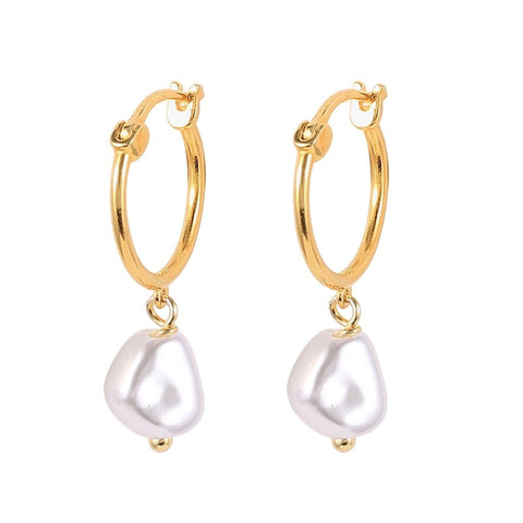 925 Sterling Silver Pearls Earrings