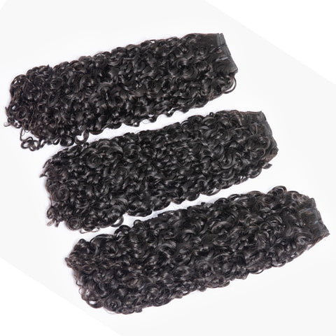 10A Small  Pixie Curls Weave Only Virgin Hair