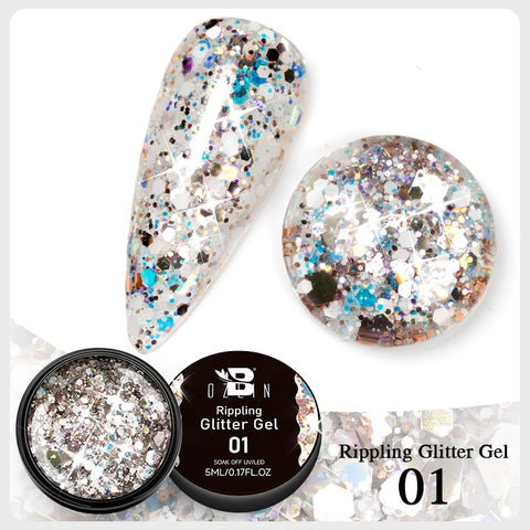 New Chameleon Flake Gel Nail Polish
