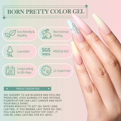 130 Colors Semi Permanent Solid Nail Gel