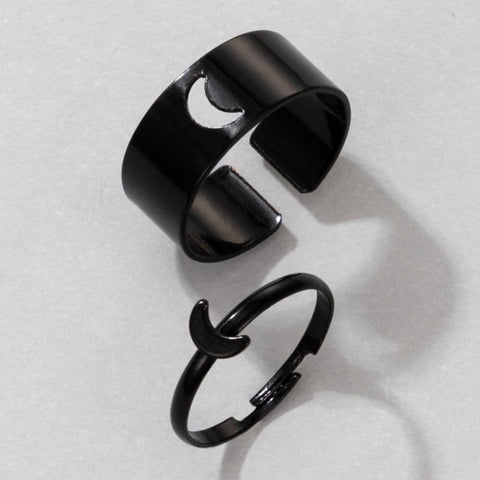 1/2 Pcs Couple Ring Fashion Women Men