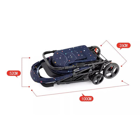 The Twin Strollers are Lightweight Breathable Foldable
