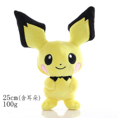 25cm Pikachu Charmander Squirtle Bulbasaur Anime Toys