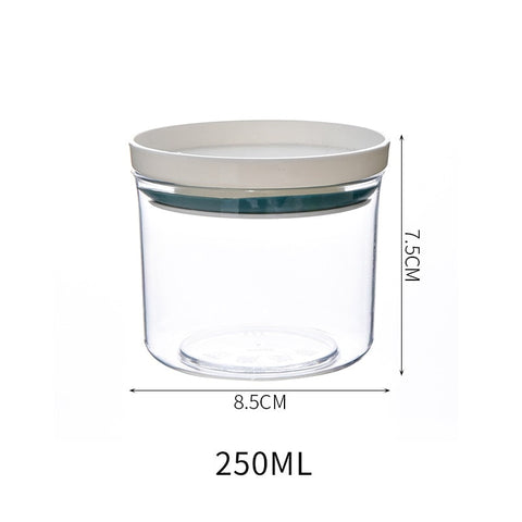 2 Different Color Sealed Ring Bottles Kitchen Storage Box