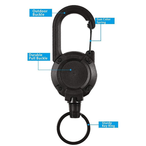 Outdoor Keychain Holds Multiple Tools