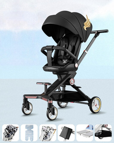 Baby Can Sit Lie Two-way Folding Stroller