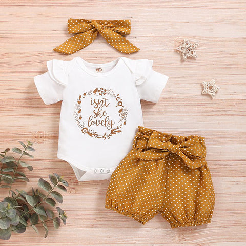Newborn Infant Autumn 3Pcs Set