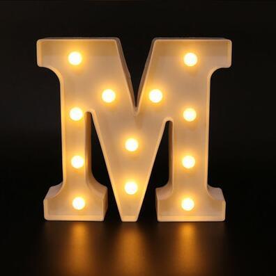 New Alphabet Letter LED Lights