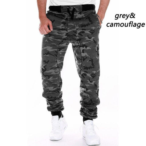 Men Camouflage Elasticity Military Cargo Pants
