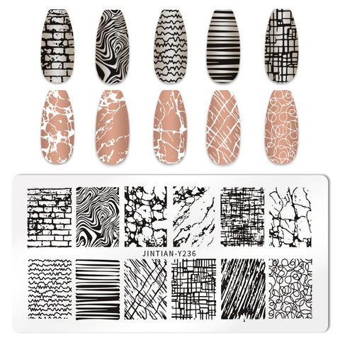 New Nails Art Stencil Stamp Tools