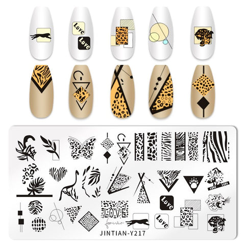 New Nails Art Stencil Stamp Tools