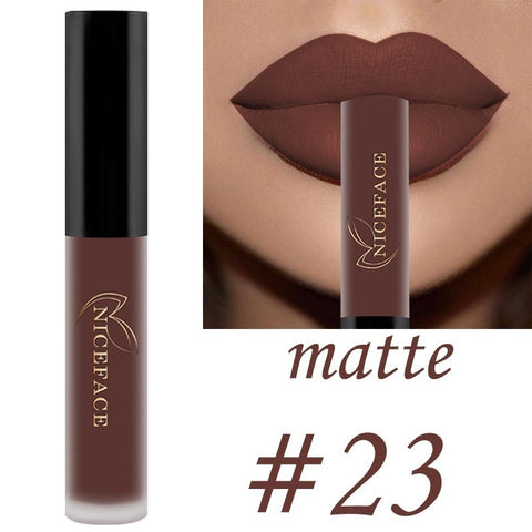 Lip Gloss 25 Colors Nude Matte