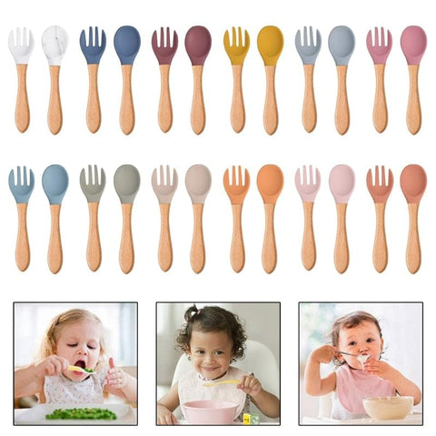 Baby Bamboo Feeding Spoon