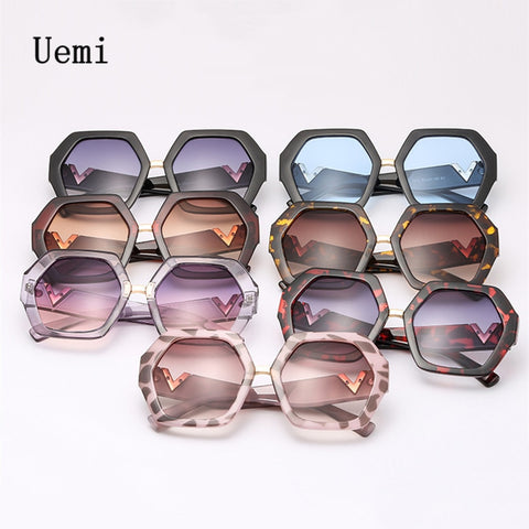 New Fashion Women Irregular Oversized Sunglasses