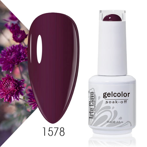 15ml Rose Red Color Series Gel Nail Polish