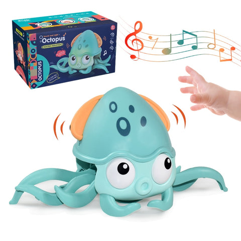 Kids Induction Escape Crab Octopus Crawling Toy