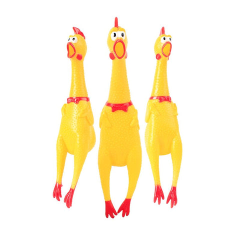 Dog Squeaky Chicken Chew Toy