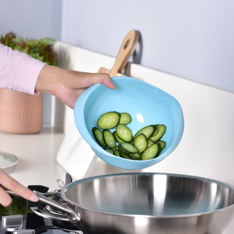 New Rice Sieve Plastic Colander Kitchen Drain Basket