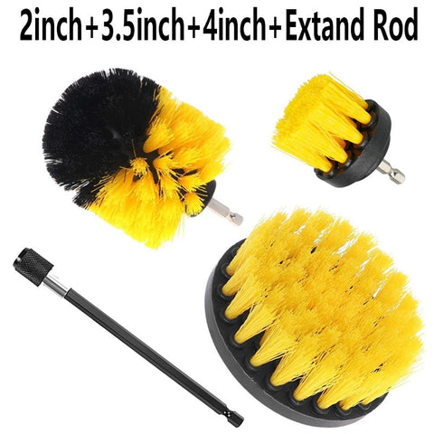 Drill Brush Attachment Set