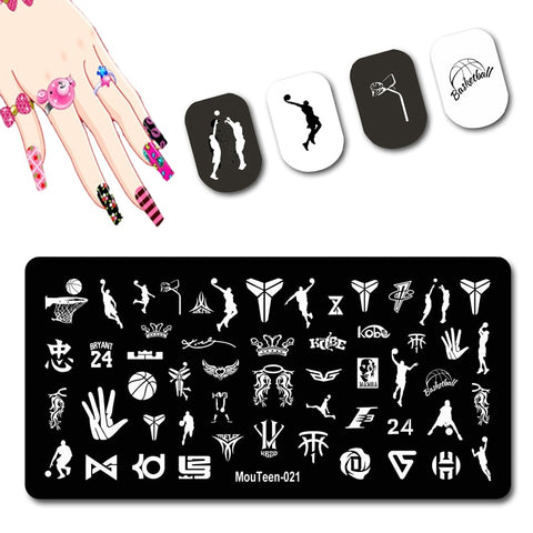 2022 New Pattern Nail Stamping Plates Graffiti Art