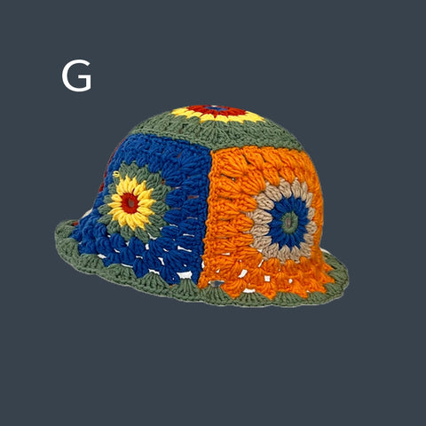 2023 Flower Crochet Bucket Hat
