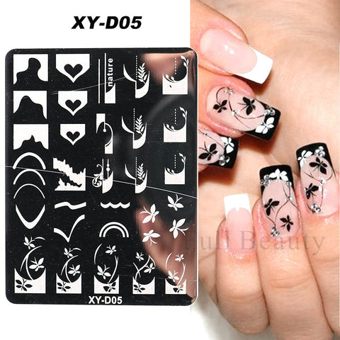 New Nail Charm Mold Stencil Tools