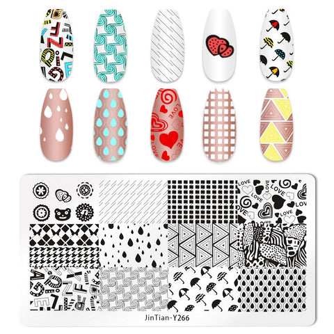 New Nails Art Stencil Stamp Tools