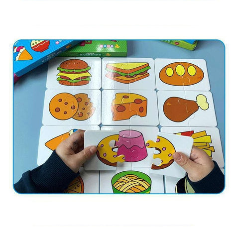 32Pcs Montessori Toddler Card Matching Game