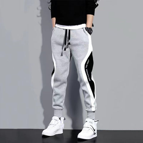 Men Ribbons Harem Jogging Pants