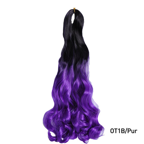 New French Curls Braiding Hair