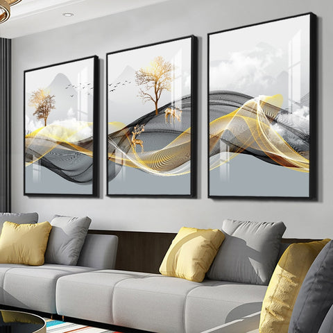 Abstract Landscape Wall Art Canvas Paintings